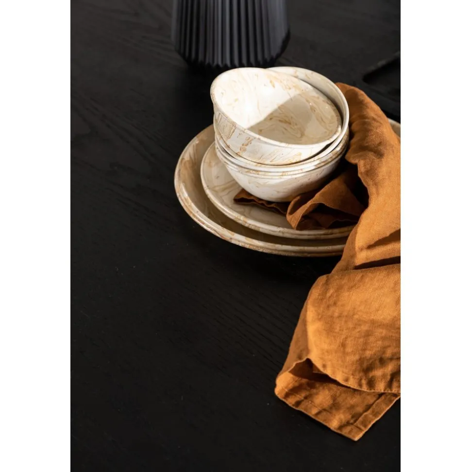 Olivia matbord Ø110 cm - Svart