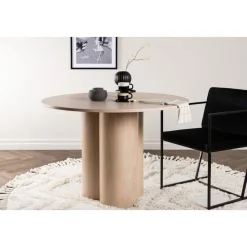 Olivia matbord Ø110 cm - Whitewash