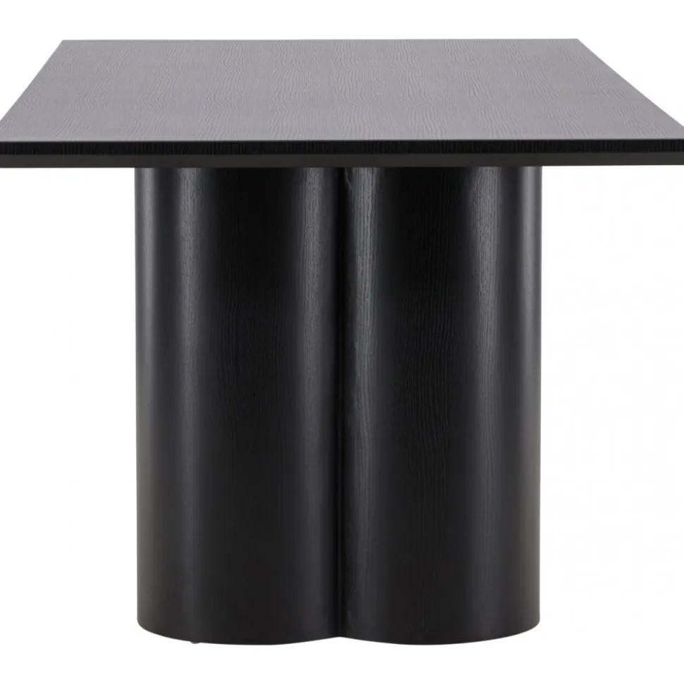 Olivia matbord 210X100 cm svartbetsat