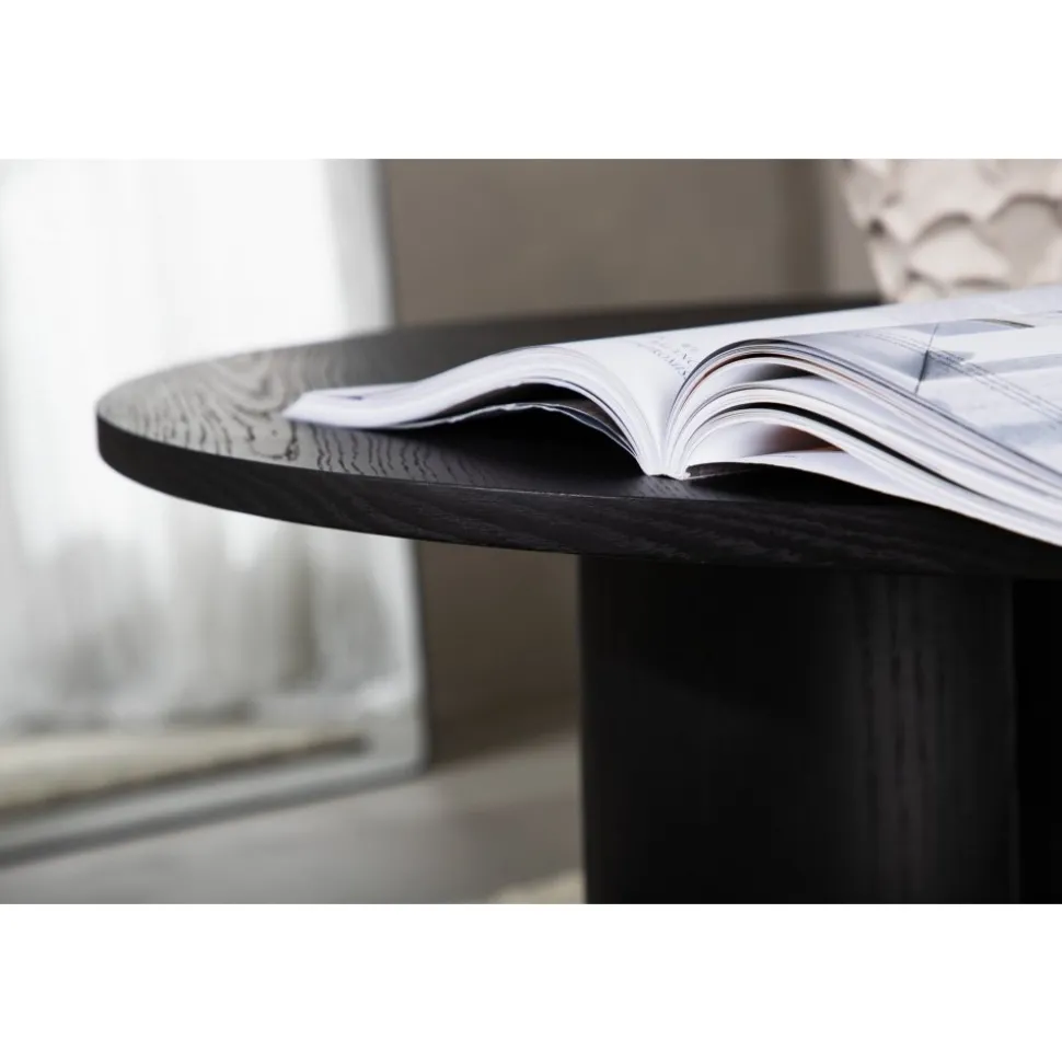 Olivia soffbord Ø80 cm - Svart