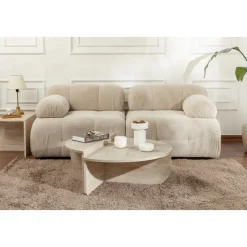 Orion soffbord - Travertin