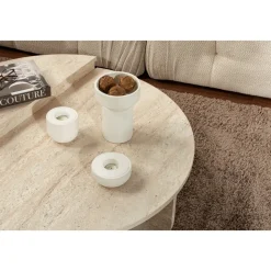 Orion soffbord - Travertin