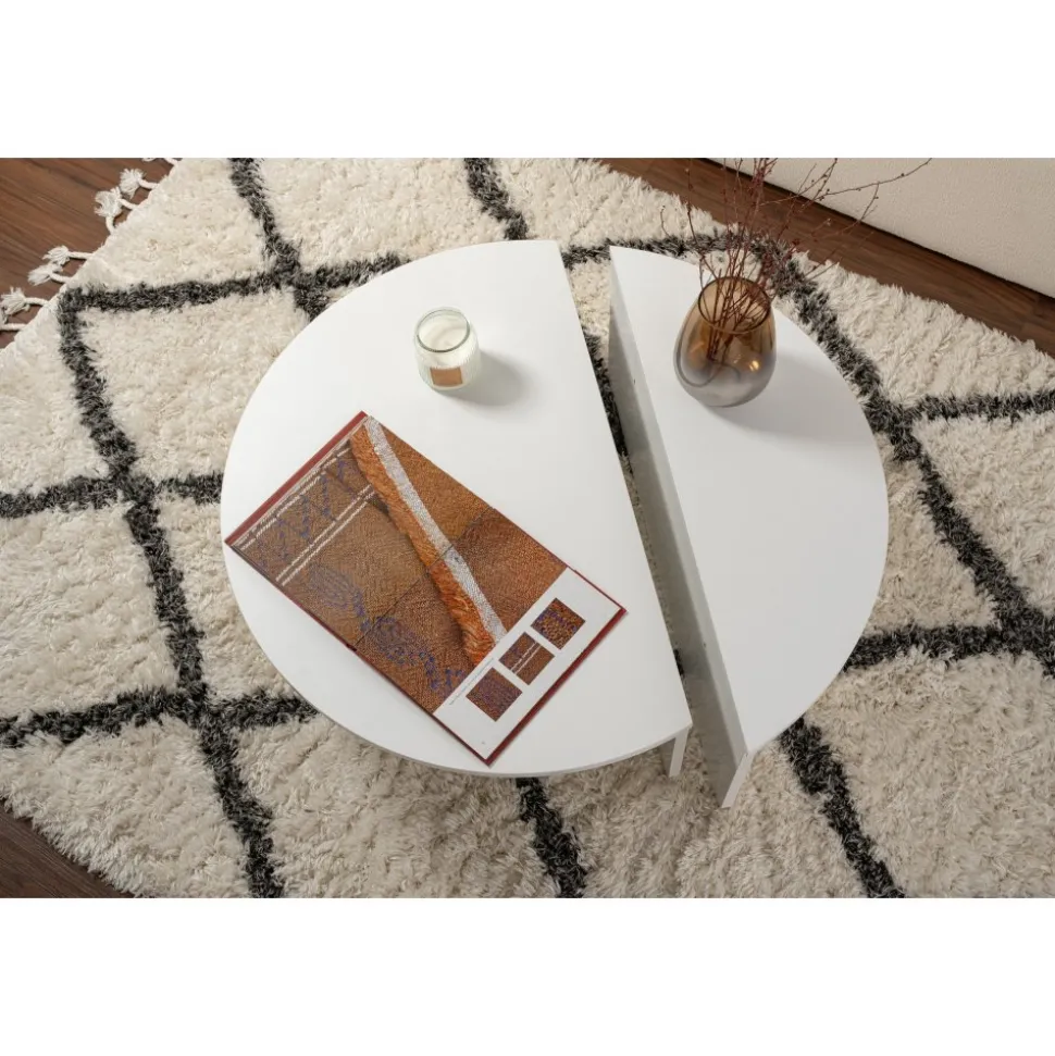 Orion soffbord - Vit