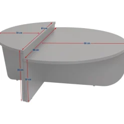 Orion soffbord - Vit