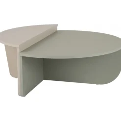 Orion soffbord 90/85 x 60/30 cm - Grön/sandsten