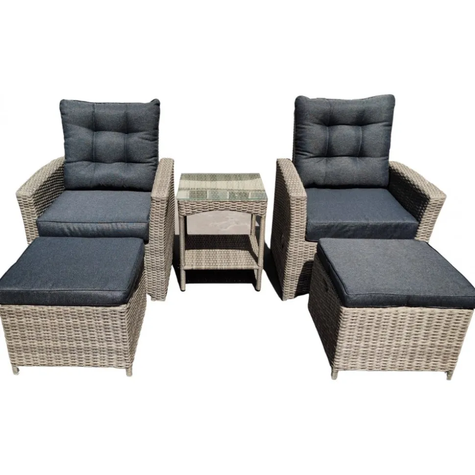 Orlando Set - Stolar + Textilskydd för utemöbler