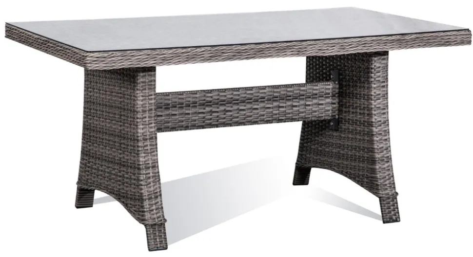 Orlando utemöbelgrupp hög rygg ställbara fåtöljer - Grå/beige