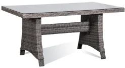 Orlando utemöbelgrupp hög rygg ställbara fåtöljer - Grå/beige + Textilrengöring för möbler