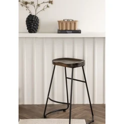 Ozark barstol - Mörk valnöt