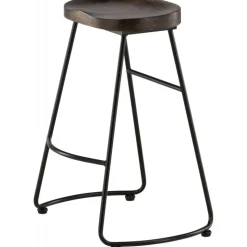 Ozark barstol - Mörk valnöt