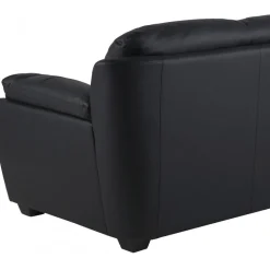 Palarmo 2-sits soffa - Svart ecoläder