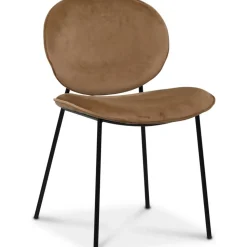 Palle stol i sammet - Brun + Textilrengöring för möbler