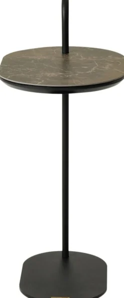 Pandora avlastningsbord 28 x 40 cm - Brun/marmorimitation