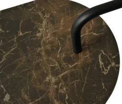 Pandora avlastningsbord 28 x 40 cm - Brun/marmorimitation