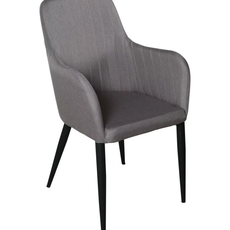 Paolo karmstol - Grå/svart