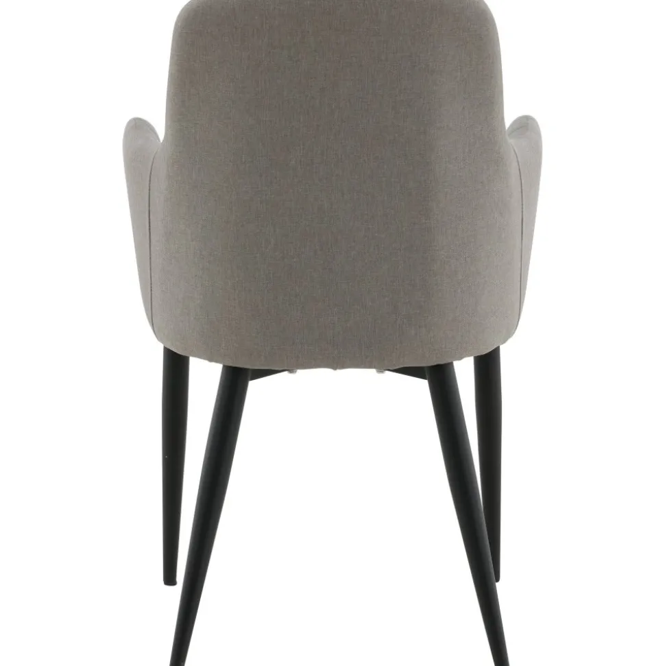 Paolo karmstol - Grå/svart