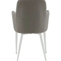 Paolo karmstol - Grå/vit