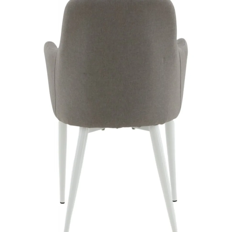 Paolo karmstol - Grå/vit