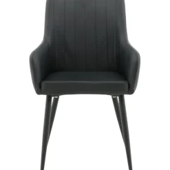 Paolo karmstol - Svart PU