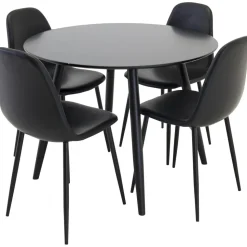 Paradis matbord 100 cm - Svart