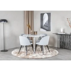 Paradis matbord 100 cm - Vit