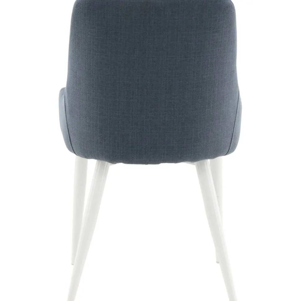 Paradis matstol - Blå/vit