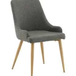 Paradis matstol - Mörkgrå/ek