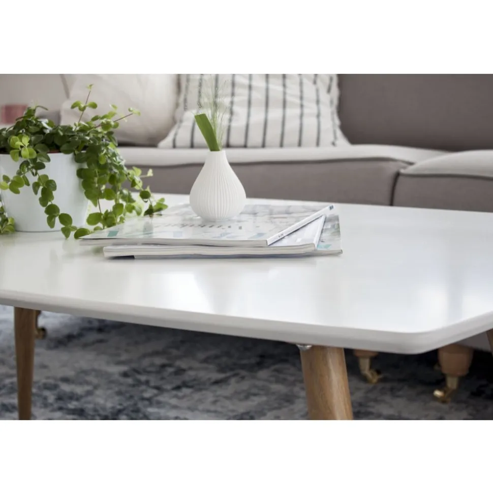 Paradis soffbord 120 x 70 cm - Vit