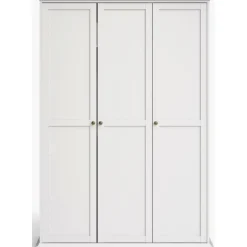 Paris garderob med 3 dörrar - Vit