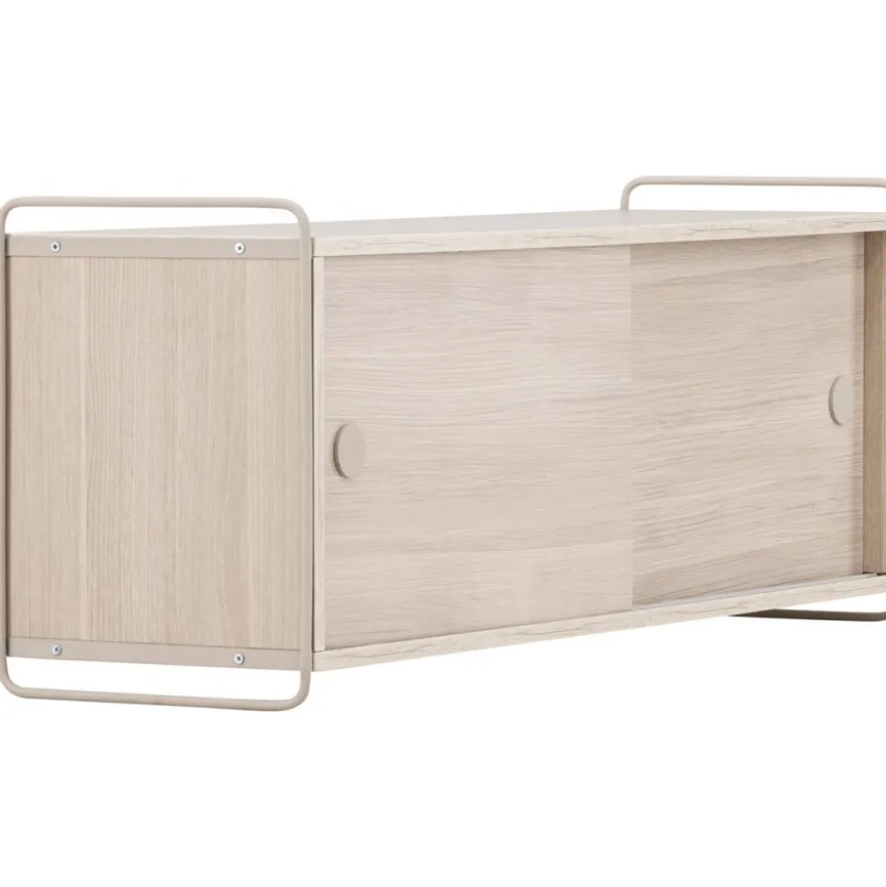 Paris väggskåp 48 x 122 cm - Beige/Whitewash