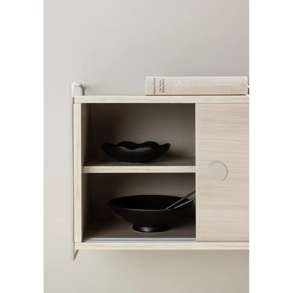 Paris väggskåp 48 x 122 cm - Beige/Whitewash