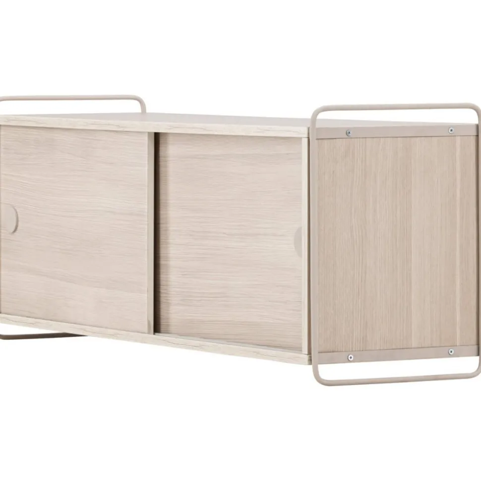 Paris väggskåp 48 x 122 cm - Beige/Whitewash