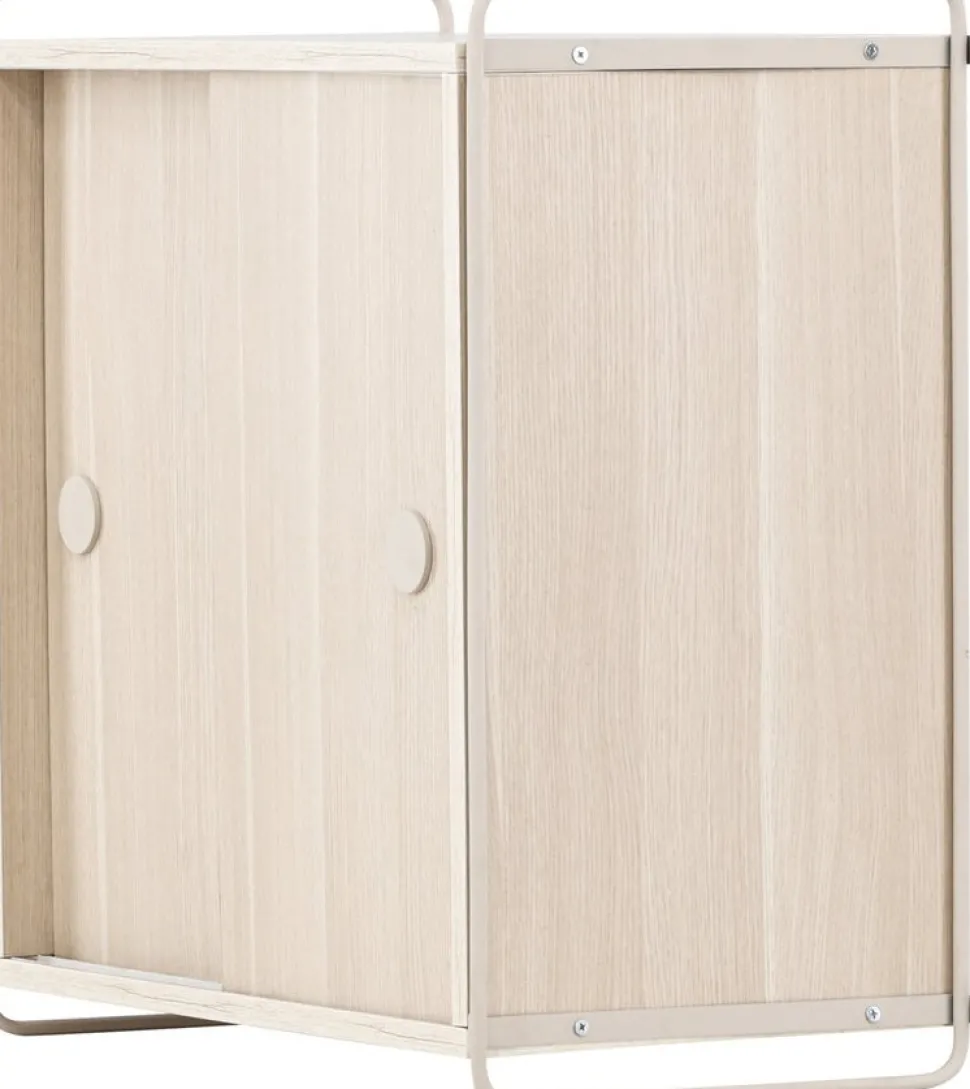 Paris väggskåp 68 x 60 cm - Beige/Whitewash