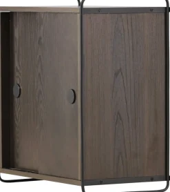 Paris väggskåp 68 x 60 cm - Svart/Mocca