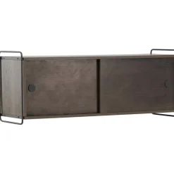 Paris väggskåp 48 x 122 cm - Svart/Mocca