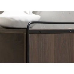 Paris väggskåp 48 x 122 cm - Svart/Mocca