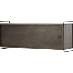 Paris väggskåp 48 x 122 cm - Svart/Mocca