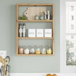 Pera vägghylla - Furu