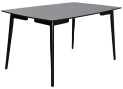 Perstorp matbord 150x90 cm - Svart HPL