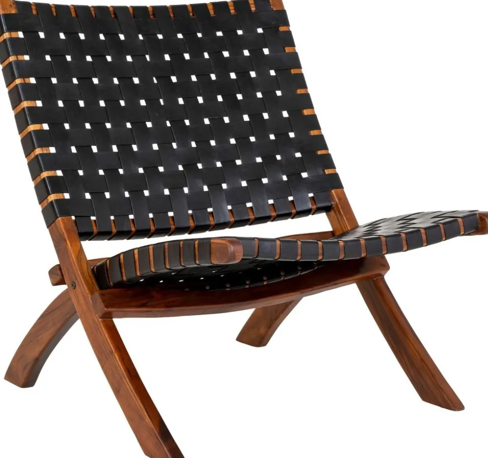 Perugia Fåtölj - Svart/teak