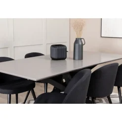 Piazza matbord 180 cm - Grå