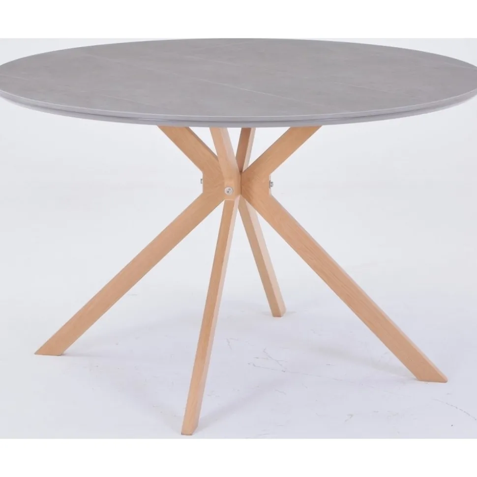 Piazza matbord Ø120 cm - Grå