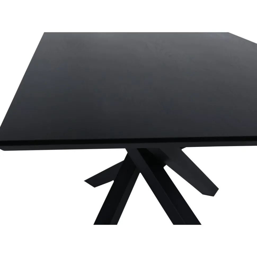 Piazza matbord 180 x 90 cm - Svart