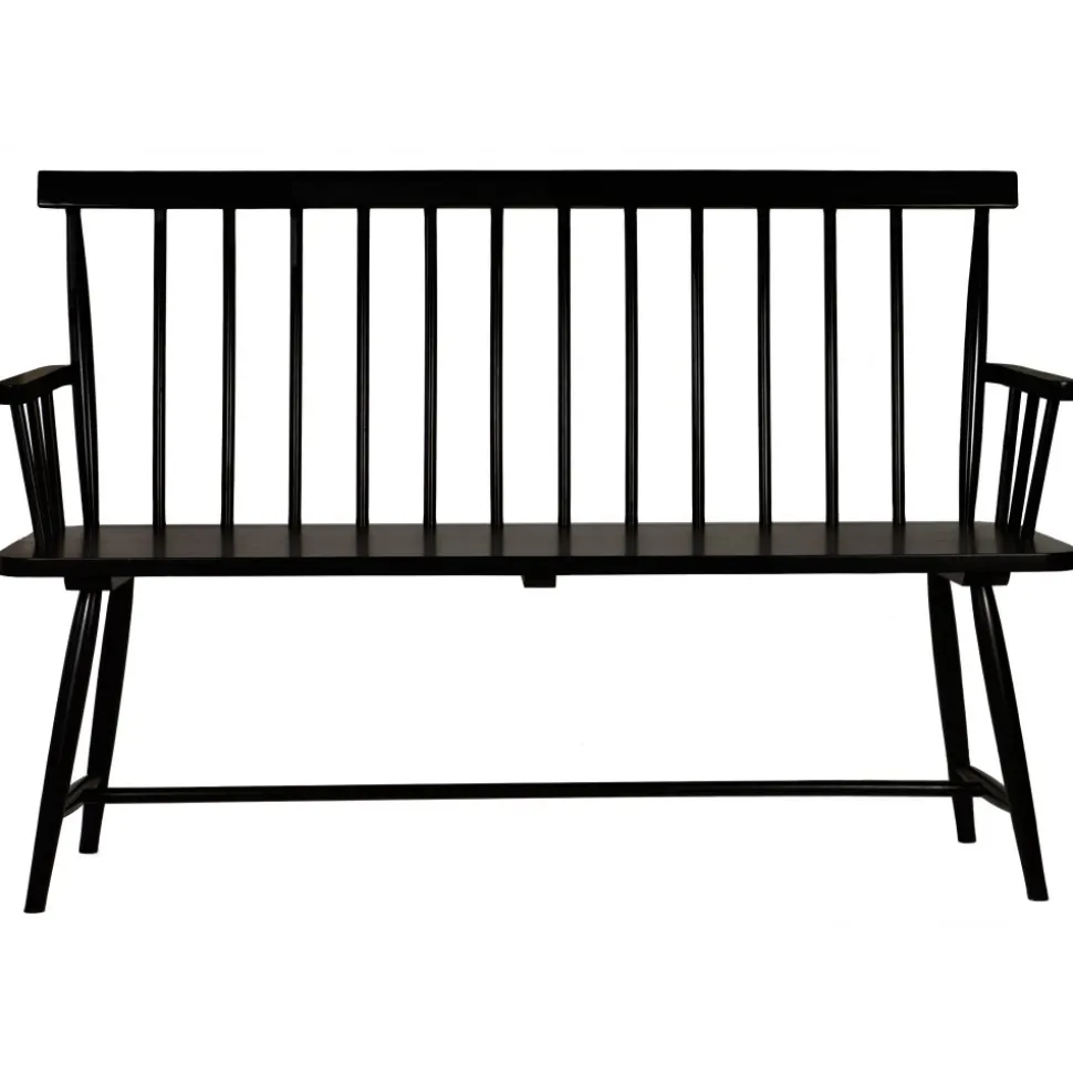 Pinnsoffa Karl Svart - 138 cm + Fläckborttagare för möbler