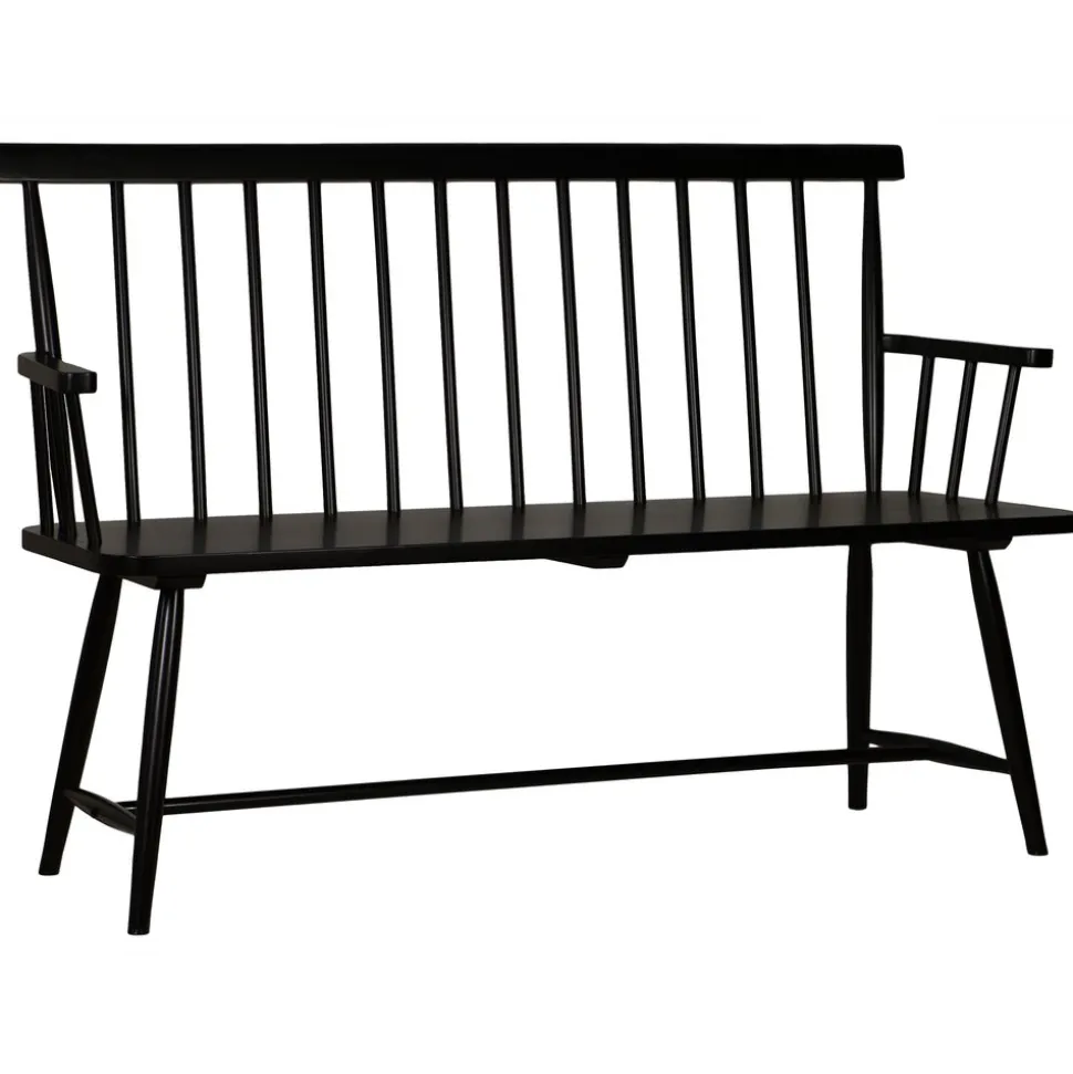 Pinnsoffa Karl Svart - 138 cm + Fläckborttagare för möbler