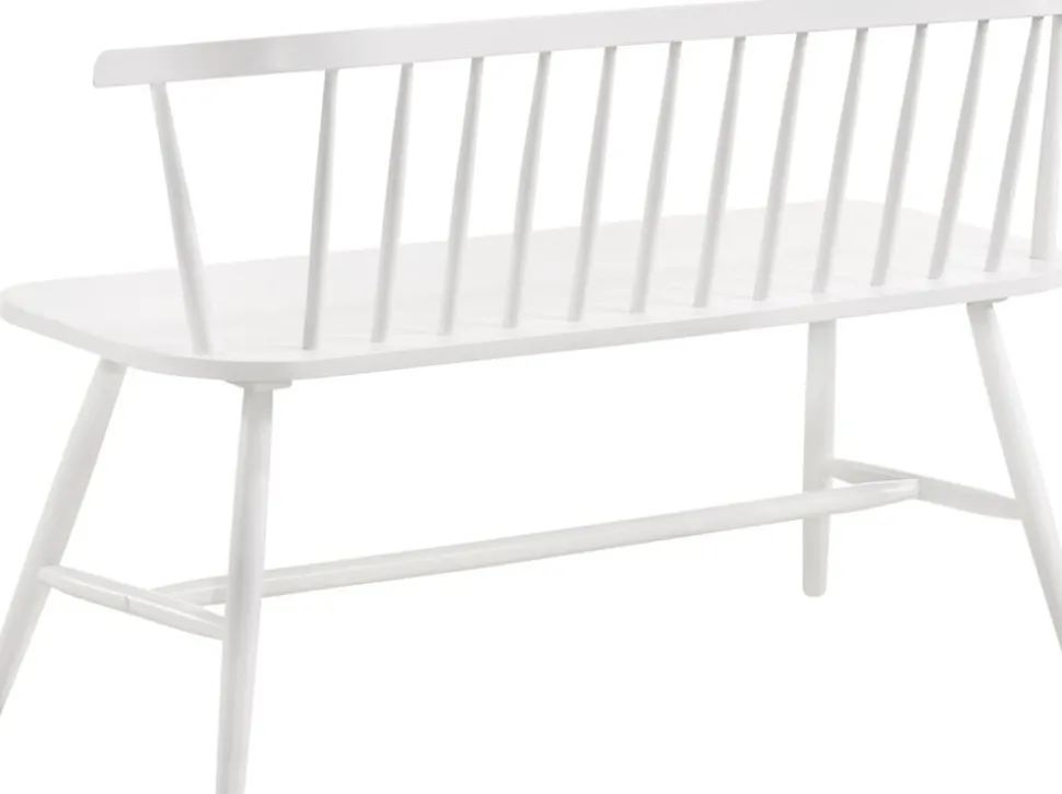 Pinnsoffa kökssoffa vit - Fårö + Textilrengöring för möbler