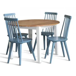 Pinnstol blå RAL5007 + Textilrengöring för möbler