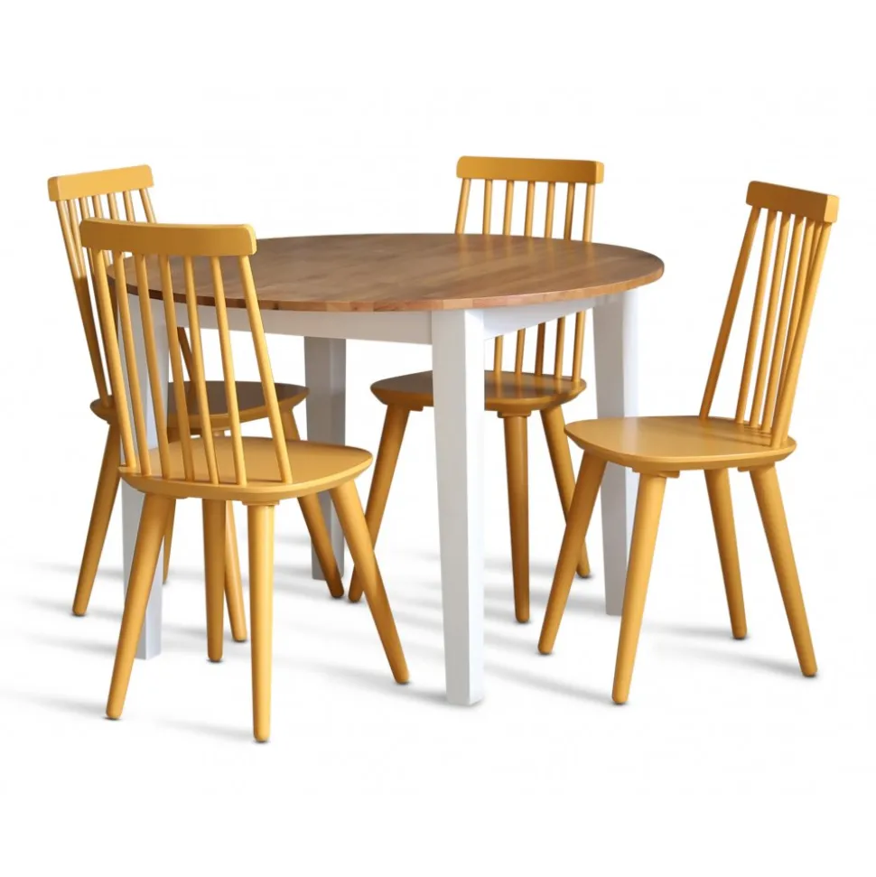 Pinnstol gul RAL1032 + Textilrengöring för möbler