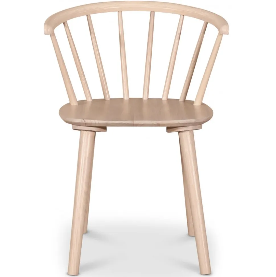 Pinnstol i whitewash - Karmstol Dalsland + Möbeltassar