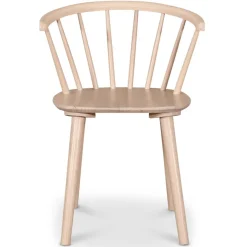 Pinnstol i whitewash - Karmstol Dalsland + Stolsdyna